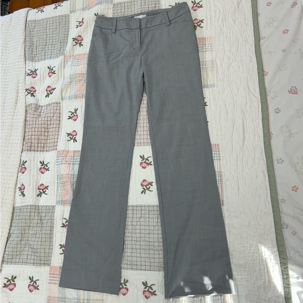 New York & Company Elegant Gray Dress Pants